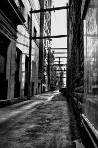 Alley in downtown Vancouver, BC